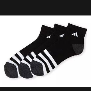 3 Pair Adidas Quarter Length Socks